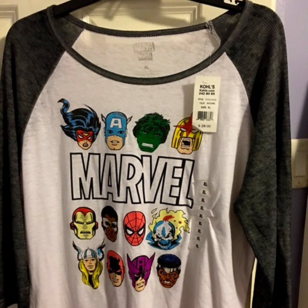 Girls SZ XL Marvel Shirt